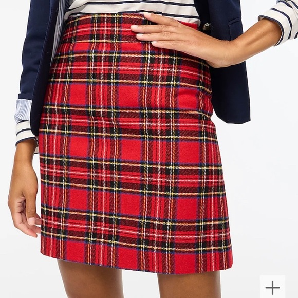 Tartan A-line Skirt - Picture 2 of 6